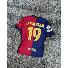 Resim Legent Lady Lamine Yamal 24/25 Yeni Sezon Futbol Forması B.a.r.c.e.l.o.n.a Hava Alabilen Özel Forma Kumaşı 
