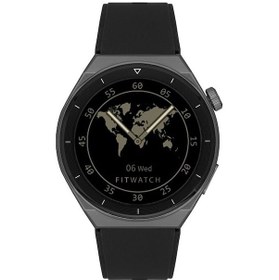Resim FitWatch FT202301AM0405 Metalik Gri Kahverengi Akıllı Saat 