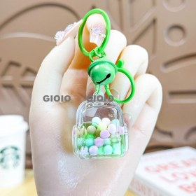 Resim Silver1 Iyi Şanslar Bebek Sevimli Karikatür Peluş Bebek Çanta Kolye Kız Öğrenci Bebek Asılı Anahtar (Yurt Dışından) 