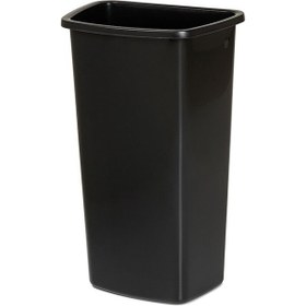 Resim Bora Plastik Servis Arabası Çöp Kovası Siyah 