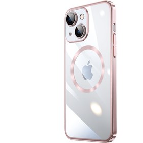 Resim Pilanix Apple Iphone 14 Plus Kılıf Renkli Kenarlı Kamera Korumalı Magsafeli Riksos Kapak 