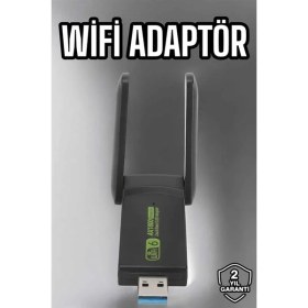 Resim Shopwave Wifi Adaptör Çift Bantlı Kablosuz Wifi Adaptörü 