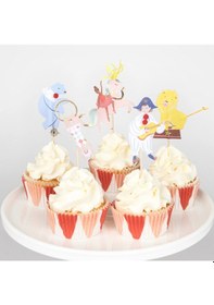 Resim Meri Meri - Circus Cupcake Kit - Sirk Cupcake Kit X24 