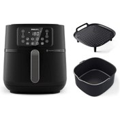Resim Philips Xxl Airfryer Fritöz, Uzaktan Bağlantı, 1.4 Kg, 7.2 L Kapasite, Siyah 