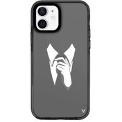 Resim iPhone 11 Kravat Telefon Kılıfı 