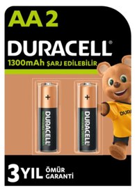 Resim Duracell Şarj Edilebilir Aa 1300 Mah Kalem Pil, 2'li 