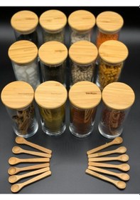 Resim Bambum Zolla Prestige 24 Parça Kaşıklı Baharatlık Kahverengi 