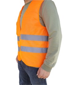 Resim HanedanAvm Standart Işçi Ikaz Yeleği Çift Reflektörlü 