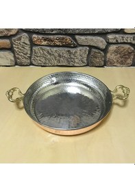 Resim Dövme Bakır Tava 25 CM 