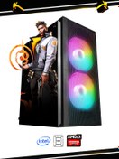 Resim Ramtech RG530 Minion i5-3470 16 GB 480 GB SSD 4 GB RX550 Dos Masaüstü Oyuncu Bilgisayarı 