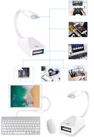 Resim Phonextra Iphone Ipad Usb Drive 3.0 Otg Flash Dönüştürücü Dosya Veri Müzik Fotoğraf Resim Aktarma Klavye Mause 