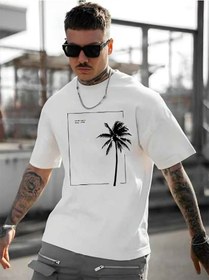 Resim Good Vibes-high Tıdes T-shirt - Baskılı Oversize Bisiklet Yaka Kısa Kol Tişört Beyaz 
