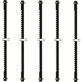 Resim Kafenn Jet JSS-16A Uyumlu Tezgah Dekupaj Kıl Testere Bıçak Kaba Diş 5 Parça 