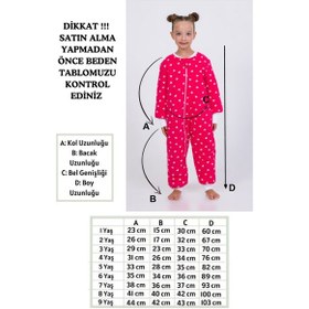 Resim Cantoy Kız Erkek Çocuk Kalın Elyaf Dolgulu Premium Kalite 2.5 Tog Desenli Uyku Tulumu Fuşya 