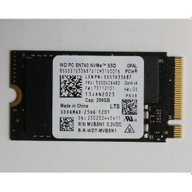 Resim WD PC SN740 SDDQMQD-256G-1201 256 GB Gen4x4 M.2 NVMe 2242 SSD 