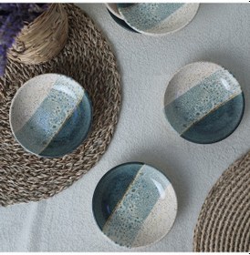 Resim Keramika Colored Halka Sosluk / Çerezlik 13 Cm 6 Adet 19781 