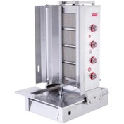 Resim Işıkgaz Silverinox LPGli 4 Radyanlı Alttan Motorlu Döner Ocağı 