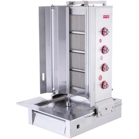 Resim Işıkgaz Silverinox LPGli 4 Radyanlı Alttan Motorlu Döner Ocağı 