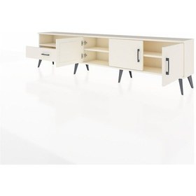 Resim Arges Tv Ünitesi 3 Raflı Tek Çekmeceli 3 Kapaklı 220x30x51 Aytaşı-aytaşı Aytası/aytası - Aytası 