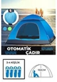 Resim Otomatik Havada Açılan Su Geçirmez Çadır 4 Kişilik - 9015812952400ynt Çok Renkli 