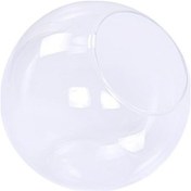 Resim Suntek Şeffaf Cam Vazo Fishbowl Ekici Teraryum Konteyner 