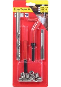 Resim Mufunye Helicoil Metrik Dişli Onarım Seti M5-m14 Otomotiv İçin Hızlı Tamir Kit 