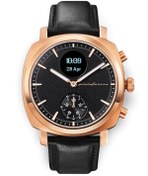 Resim Senso Hibrit Mono OLED Ekran Safir Kristal Cam Paslanmaz Çelik Kasa Akıllı Saat Pininfarina