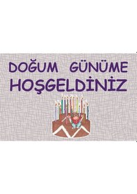 Resim Doğum Günüm Kapı Önü Paspas Lovebug-t 