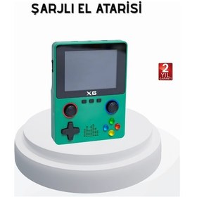 Resim Ceylan Adam 3.5 İnç Ips Ekranlı Taşınabilir Oyun Konsolu Ergonomik Çift Tetikli 