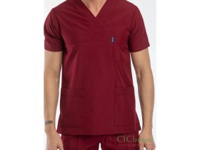 Resim Cici Forma Zarf Yaka Bordo Erkek Takım 