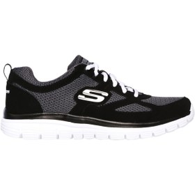 Resim Skechers Burns Agoura Erkek Ayakkabı 52635-bkw 