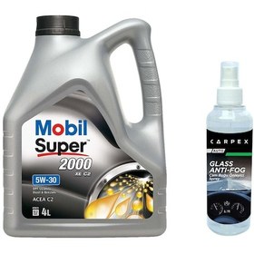 Resim Mobil Super 2000 XE C2 5W-30 Motor Yağı 4 L + Carpex Cam Buğu Önleyici 200 ML 