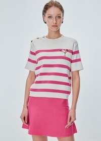 Resim Kloş Mini Pembe Etek - Pembe / M 