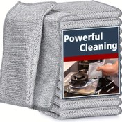 Resim 8/16/32 Adet Sihirli Çelik Temizlik Pedleri - Mutfak, Banyo ve Tüm Yüzeyler için Yeniden Kullanılabilir Çizik Yapmayan Ovma Pedleri - Dayanıklı Polyester Çok Amaçlı Süngerler, Yüksek Kaliteli Ev Temizlik Malzemeleri (8/16/32 Adet), Mutfak Temizleme Pedleri 