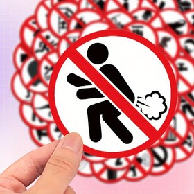 Resim 62parça Komik "Hayır" İşareti Graffiti Etiketleri - Kırmızı ve Beyaz Yasak Sembolü ile Vinil Etiketler Laptoplar, Gitarlar, Su Şişeleri, Arabalar, Bisikletler, Bagajlar ve Scrapbooklar için - Estetik ve Komik Etiket Seti, Komik Etiket Seti|Canlı Etiket Seti|Tekrar Kullanılabilir Etiketler 