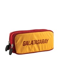 Resim Galatasaray Orjinal Lisanslı Sarı Kutu Kalemtraş Ahşap Kutulu 6'lı Kırtasiye Seti Sarı - Kırmızı 