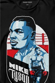 Resim Kendim Seçtim Mike Tyson Boks Box Spor Kral Ring Uzun Kollu Tişört Baskılı T-shirt 