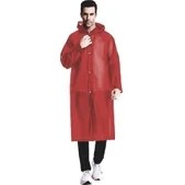 Resim Eleven Markets Raıncoat Eva Unisex Bordo Yağmurluk 