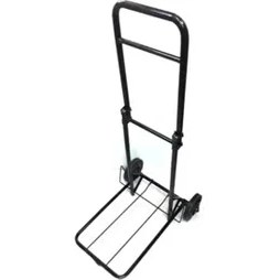 Resim Çelik Katlanır Yük Taşıma El Arabası Portatif Tip 4 kg Bagaj Lastiği Hediyeli 