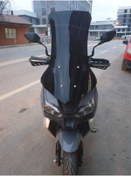 Resim Motocam Rks Freccia 150 Siperlik Ön Cam Alt Siyah 2022 2024 Model 75cm Siyah Renkli 4mm Uzun Cam 