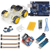 Resim Arduino Bluetooth Robot Araba Kiti - 4wd 