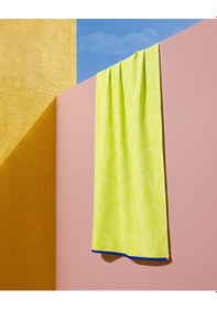 Resim Madame Coco Palmie %100 Pamuk Plaj Havlusu - Yeşil - 70x150 Cm 8684427222850 Yeşil 