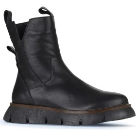 Resim Bueno Shoes Siyah Deri Kadın Dolgu Topuklu Bot 01WZ1504 01WZ1504 