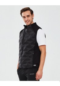 Resim Skechers Outerwear M Padded Lightweight Vest Erkek Siyah Yelek S241154-001 