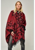Resim Forum Fashion P001 Salma Desenli Jakarlı Panço 