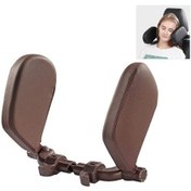 Resim Sones Çocuklar Ve Yetişkinler İçin Araba Koltuğu Kafalığı Araba Boyun Yastığı Uyku Yan Kafalığı Kahve 