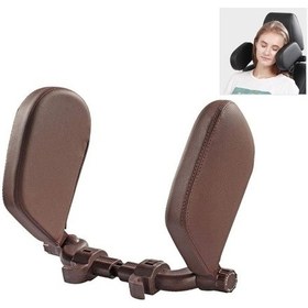 Resim Sones Çocuklar Ve Yetişkinler İçin Araba Koltuğu Kafalığı Araba Boyun Yastığı Uyku Yan Kafalığı Kahve 
