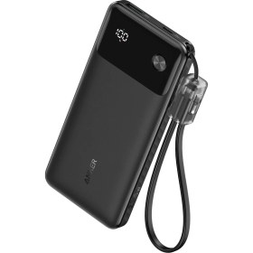Resim Anker Powercore 10000 mAh - 10K Taşınabilir Hızlı Şarj Cihazı - USB C Kablolu - 22,5W - Siyah - A1388 (Anker Türkiye Garantili) 