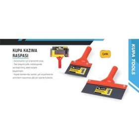 Resim Kupa Kazıma Raspası Kalın Çelik Spatula 20 Cm. 