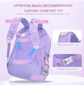 Resim Maxaccess Kızlar İçin Okul Çantası Seti 3 Parça Pınk Genç Kız Sırt Çantası Kalemlik El Çantası Pembe 